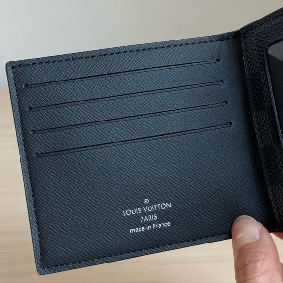 NWT - Louis Vuitton Amerigo Wallet - Damier Graphite - Picture 4 of 10